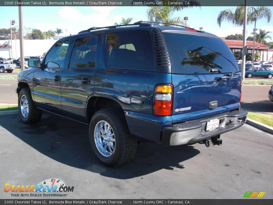 2006 Chevrolet Tahoe LS Bermuda Blue Metallic / Gray/Dark Charcoal Photo #4
