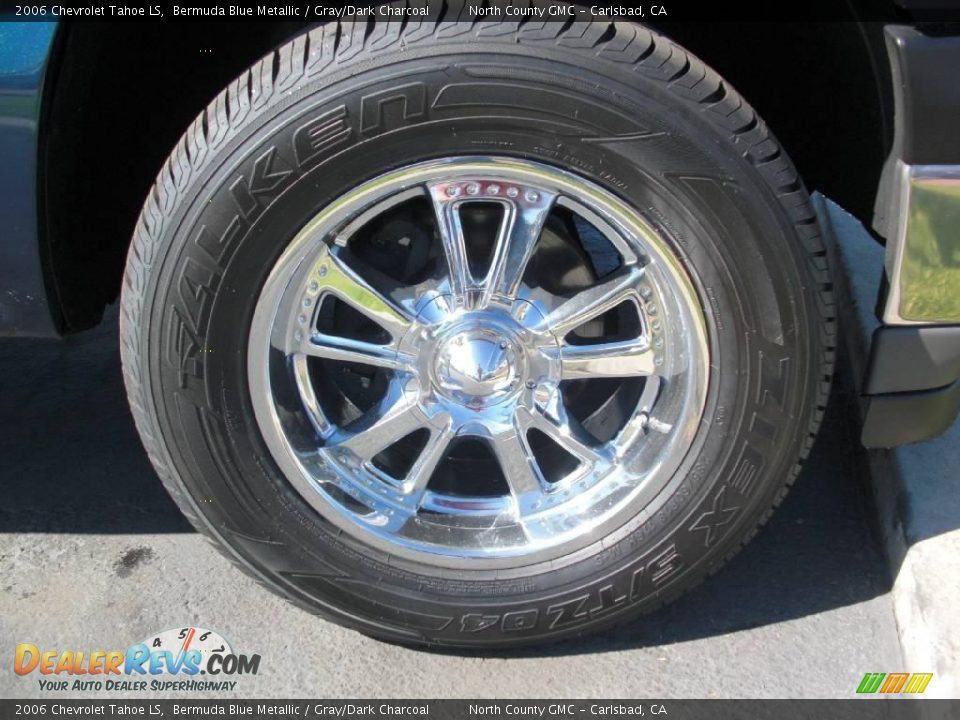 2006 Chevrolet Tahoe LS Bermuda Blue Metallic / Gray/Dark Charcoal Photo #7