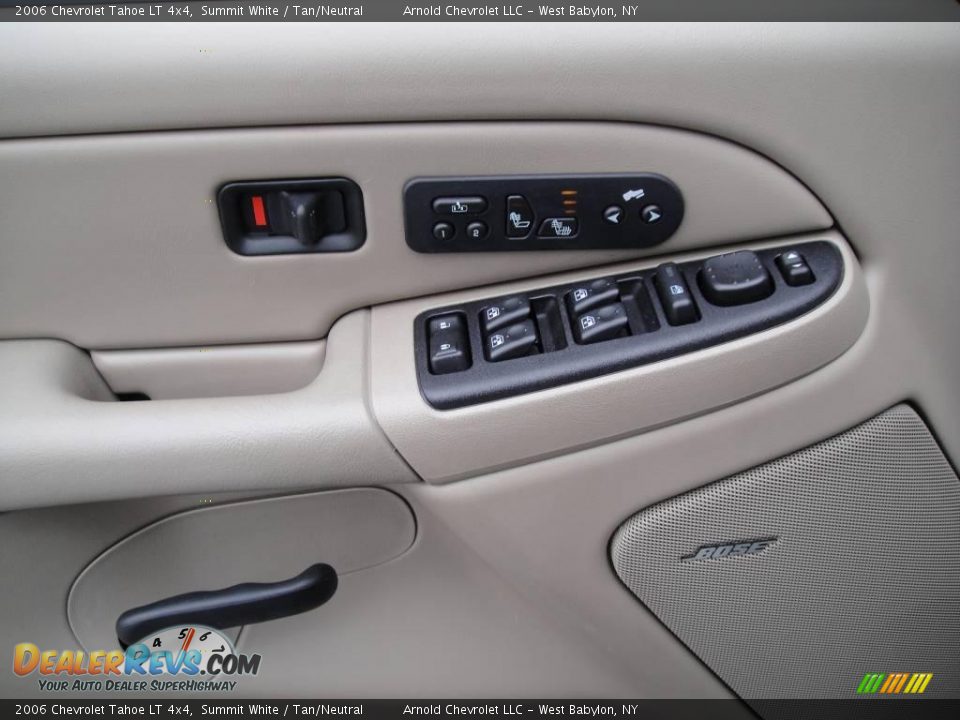2006 Chevrolet Tahoe LT 4x4 Summit White / Tan/Neutral Photo #8