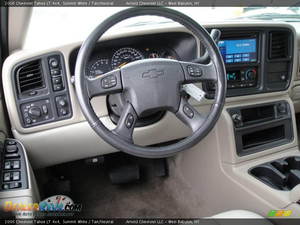 2006 Chevrolet Tahoe LT 4x4 Summit White / Tan/Neutral Photo #11