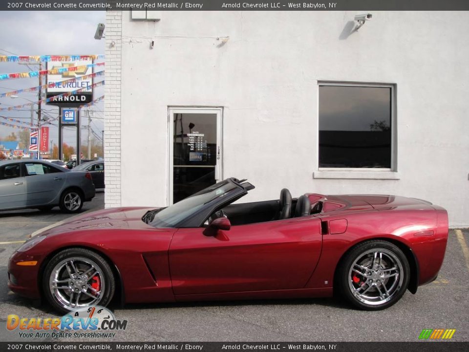 2007 Chevrolet Corvette Convertible Monterey Red Metallic / Ebony Photo #3