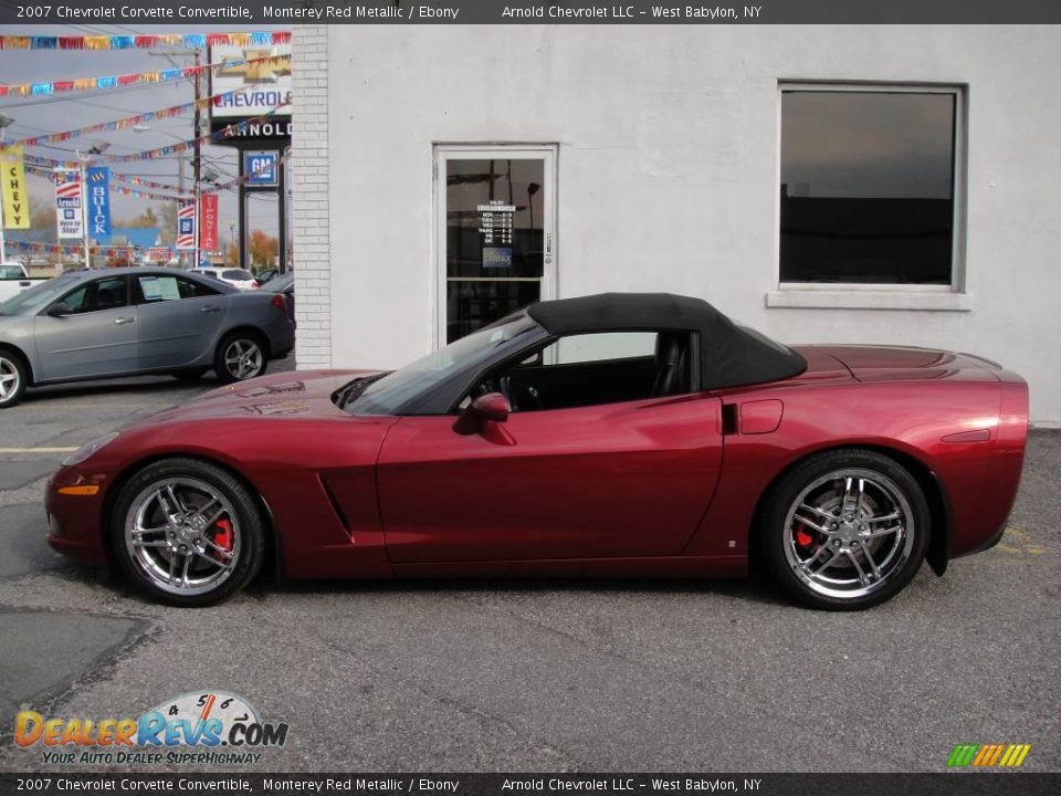 2007 Chevrolet Corvette Convertible Monterey Red Metallic / Ebony Photo #4