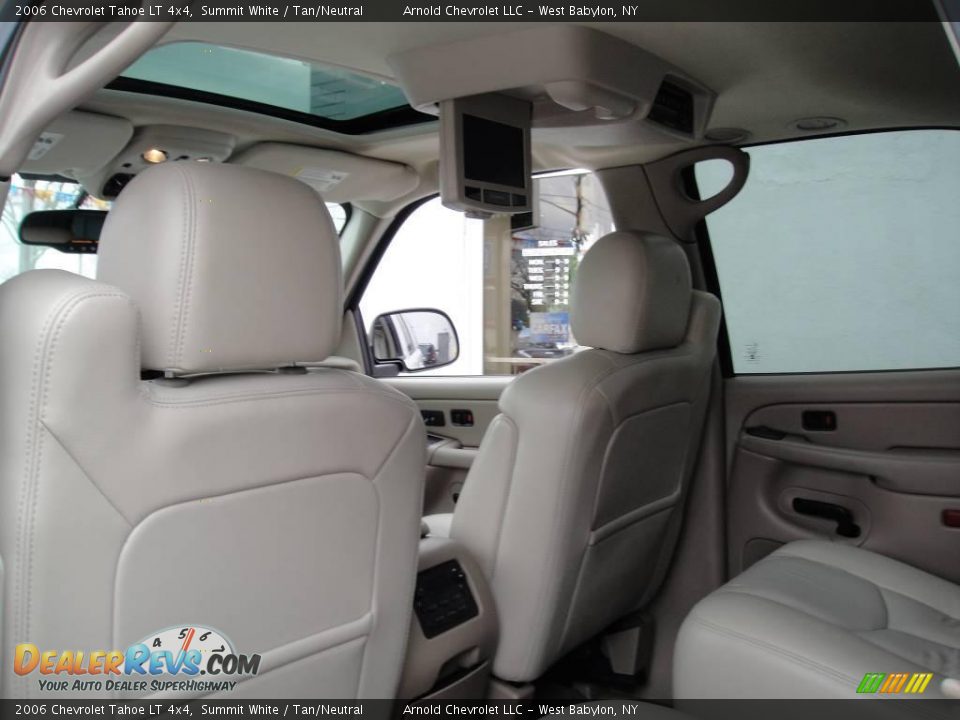 2006 Chevrolet Tahoe LT 4x4 Summit White / Tan/Neutral Photo #13