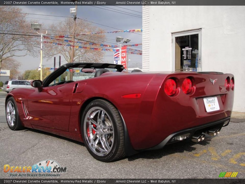 2007 Chevrolet Corvette Convertible Monterey Red Metallic / Ebony Photo #5