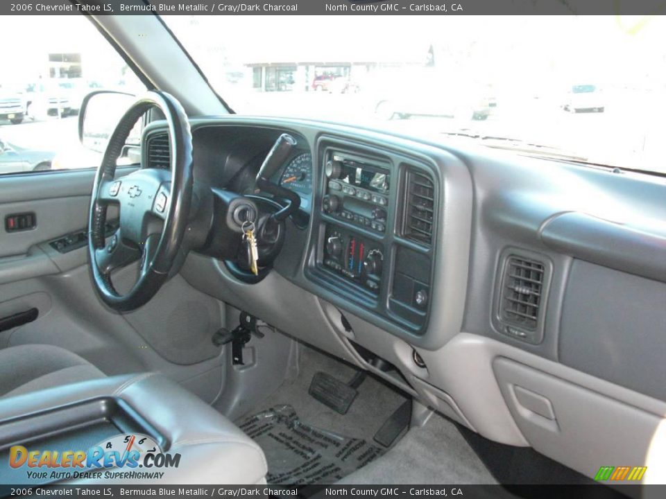 2006 Chevrolet Tahoe LS Bermuda Blue Metallic / Gray/Dark Charcoal Photo #27
