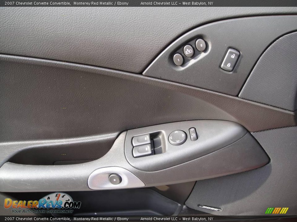 2007 Chevrolet Corvette Convertible Monterey Red Metallic / Ebony Photo #9