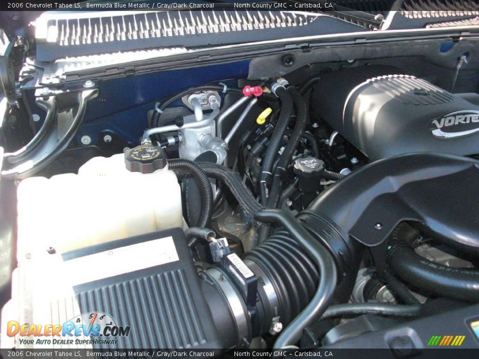 2006 Chevrolet Tahoe LS Bermuda Blue Metallic / Gray/Dark Charcoal Photo #28