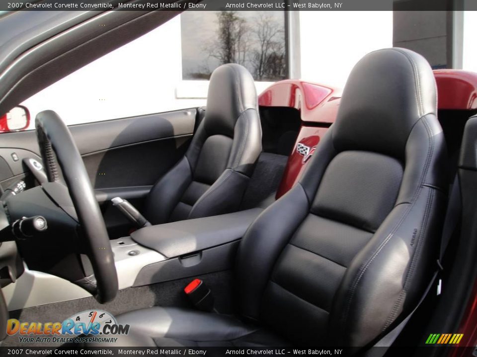 2007 Chevrolet Corvette Convertible Monterey Red Metallic / Ebony Photo #10