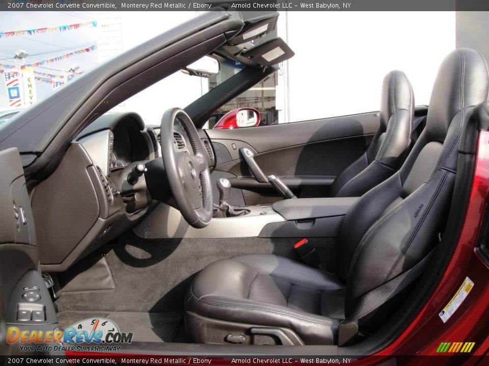 2007 Chevrolet Corvette Convertible Monterey Red Metallic / Ebony Photo #11