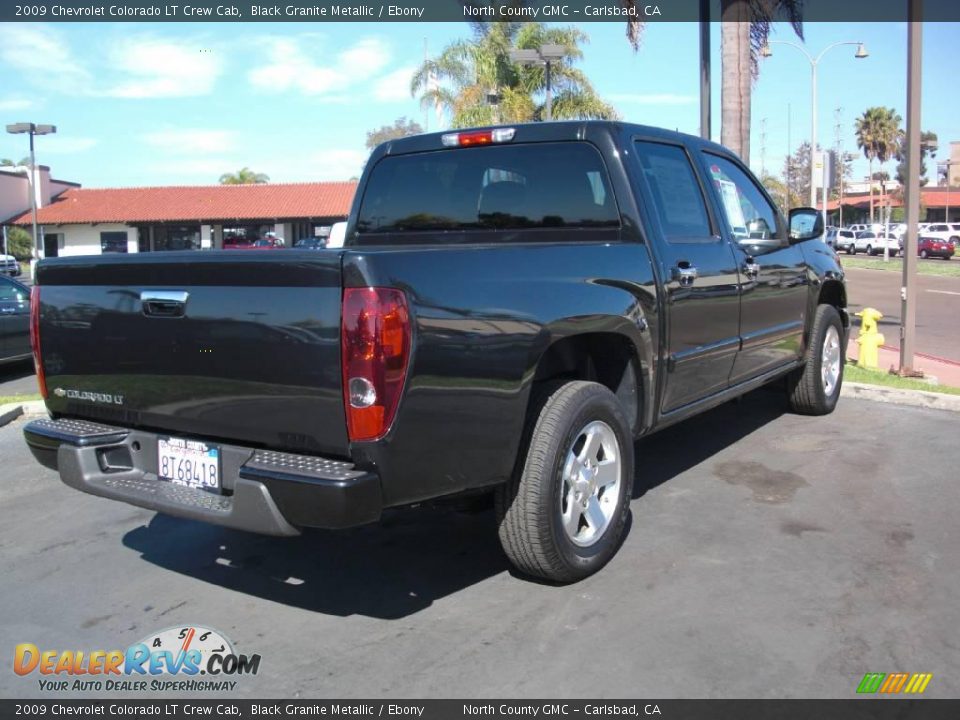 2009 Chevrolet Colorado LT Crew Cab Black Granite Metallic / Ebony Photo #2