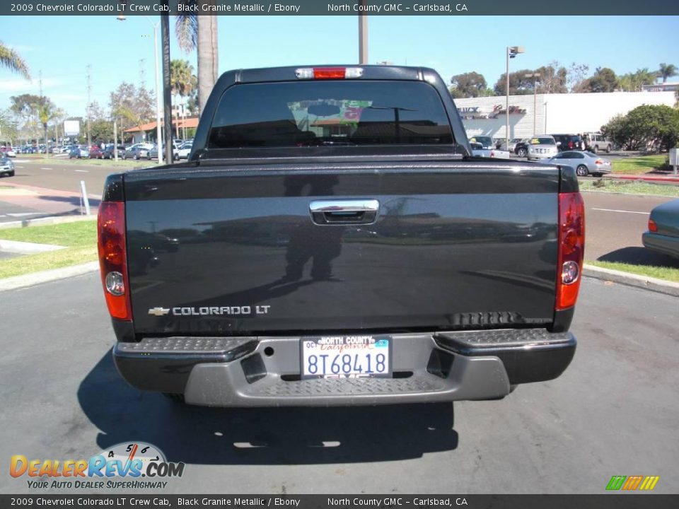 2009 Chevrolet Colorado LT Crew Cab Black Granite Metallic / Ebony Photo #3