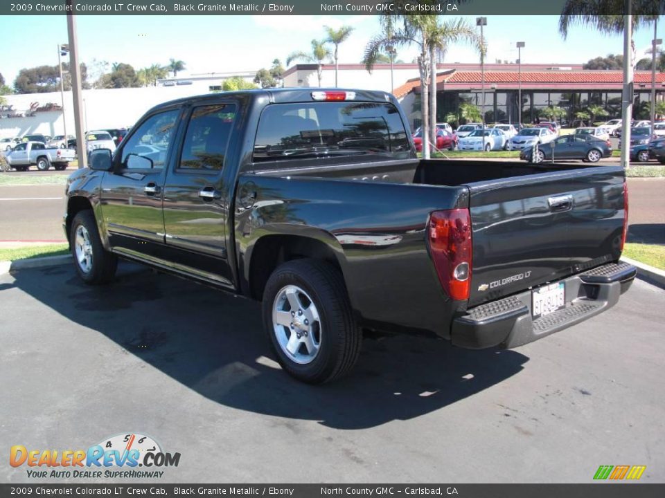 2009 Chevrolet Colorado LT Crew Cab Black Granite Metallic / Ebony Photo #6