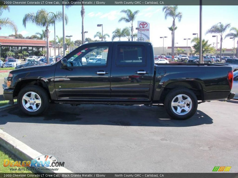 2009 Chevrolet Colorado LT Crew Cab Black Granite Metallic / Ebony Photo #7