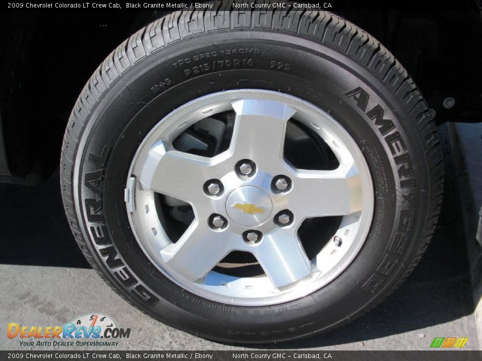 2009 Chevrolet Colorado LT Crew Cab Black Granite Metallic / Ebony Photo #9