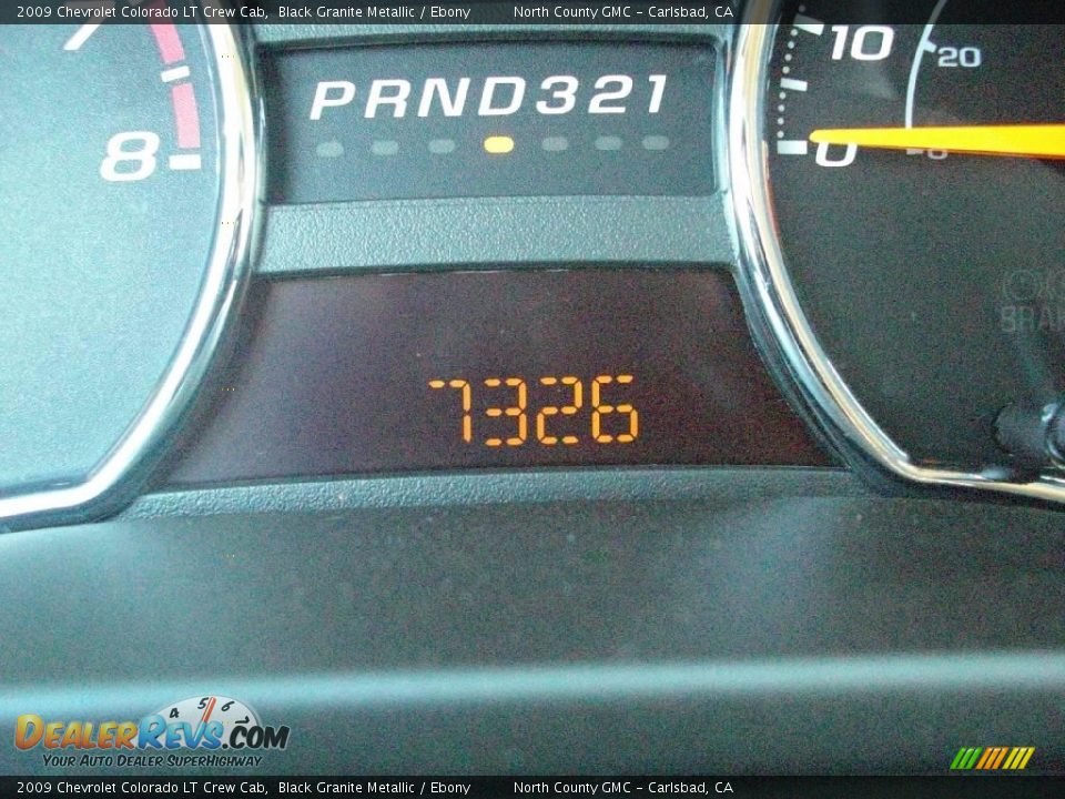 2009 Chevrolet Colorado LT Crew Cab Black Granite Metallic / Ebony Photo #15