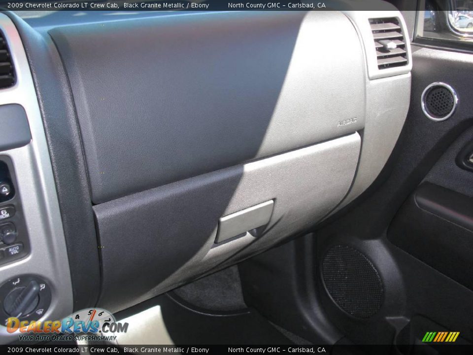 2009 Chevrolet Colorado LT Crew Cab Black Granite Metallic / Ebony Photo #17