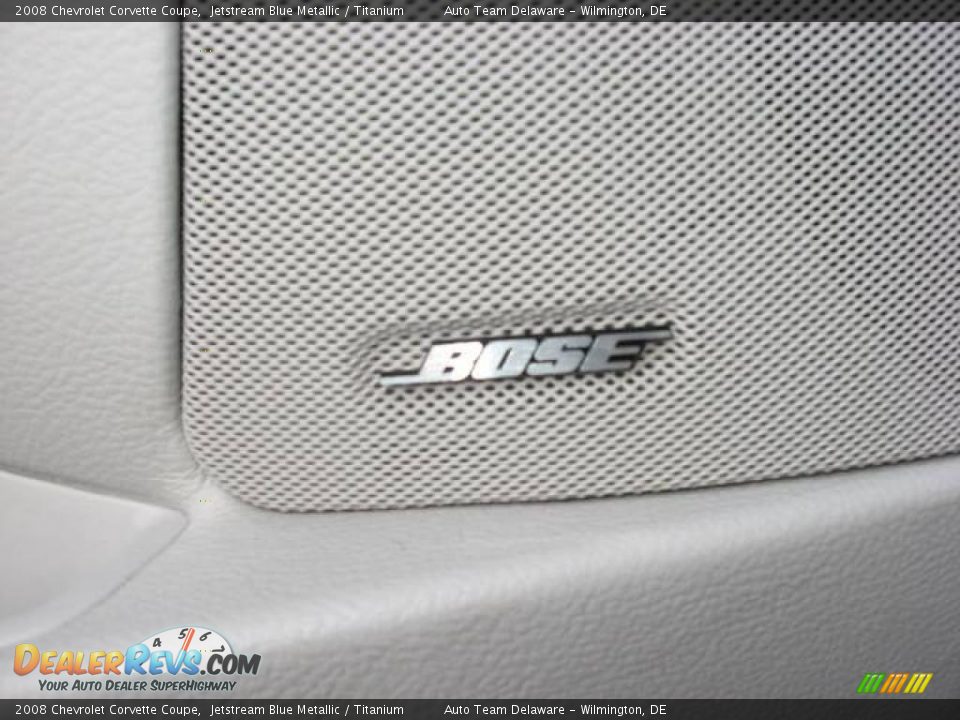 2008 Chevrolet Corvette Coupe Jetstream Blue Metallic / Titanium Photo #15