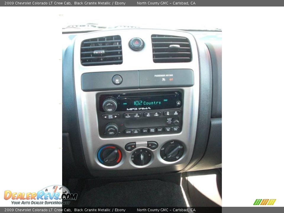 2009 Chevrolet Colorado LT Crew Cab Black Granite Metallic / Ebony Photo #22
