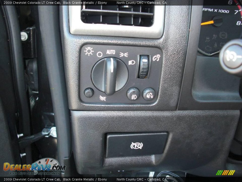 2009 Chevrolet Colorado LT Crew Cab Black Granite Metallic / Ebony Photo #24