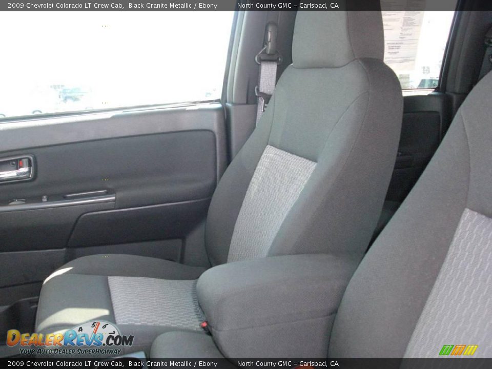 2009 Chevrolet Colorado LT Crew Cab Black Granite Metallic / Ebony Photo #26