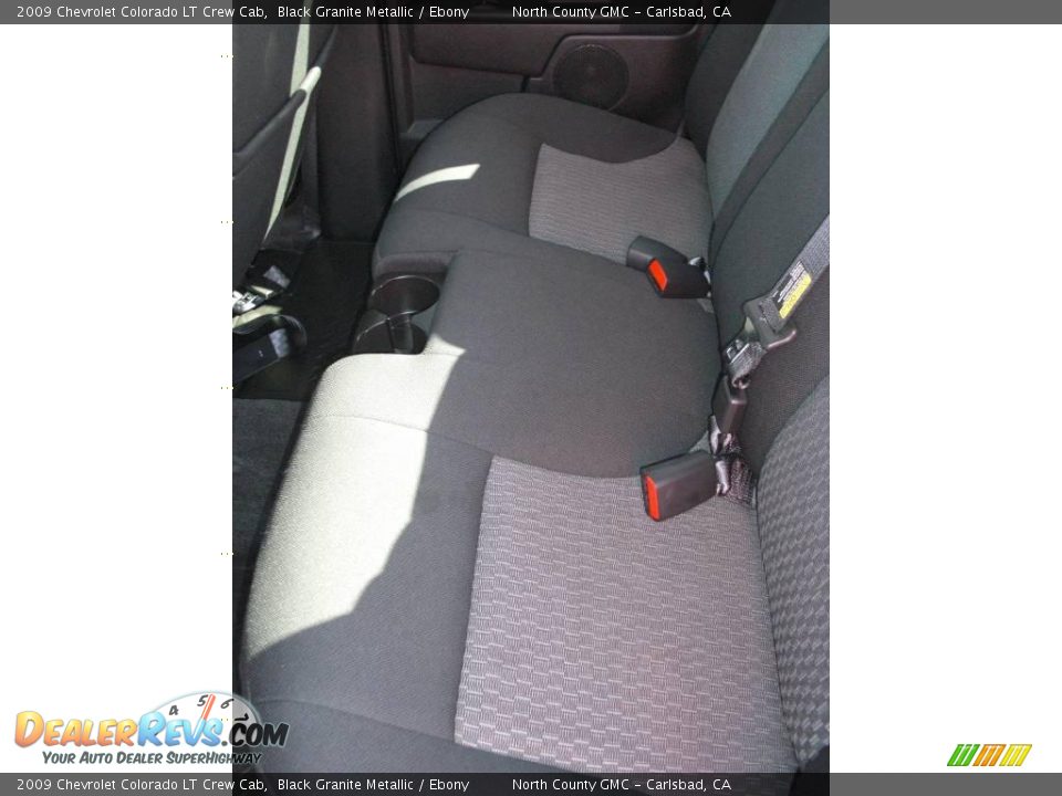 2009 Chevrolet Colorado LT Crew Cab Black Granite Metallic / Ebony Photo #28