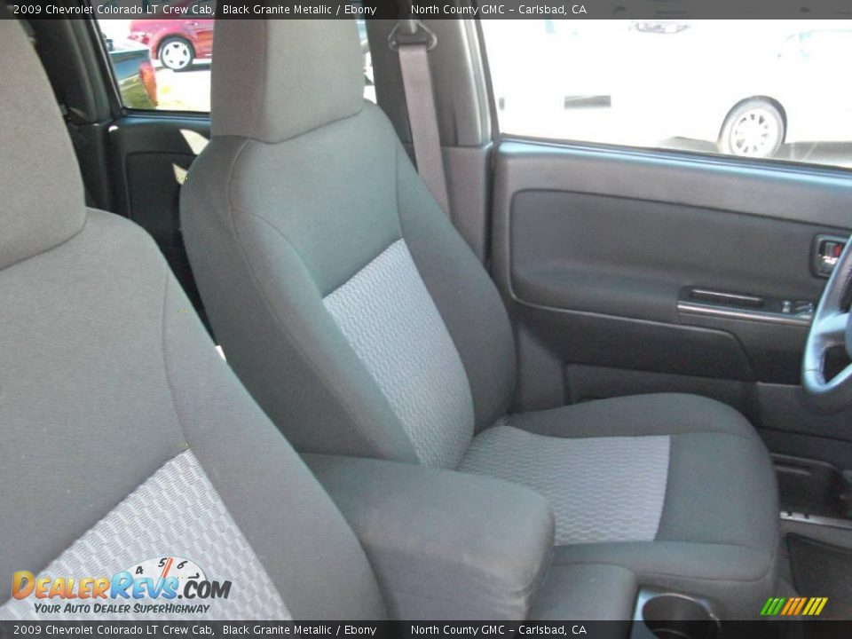 2009 Chevrolet Colorado LT Crew Cab Black Granite Metallic / Ebony Photo #32