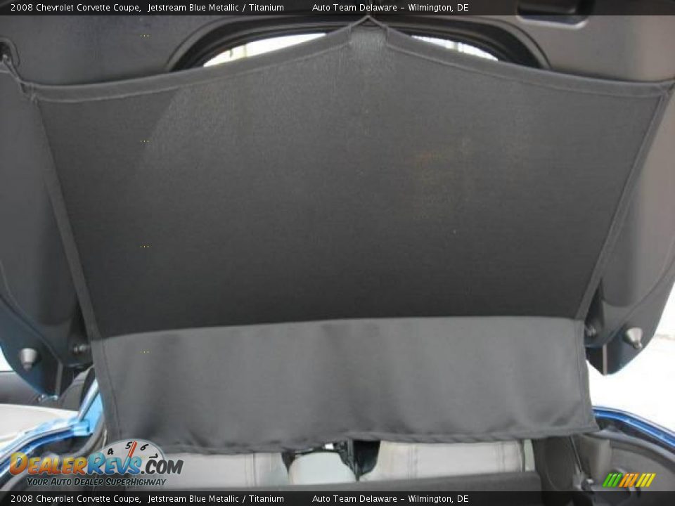2008 Chevrolet Corvette Coupe Jetstream Blue Metallic / Titanium Photo #33