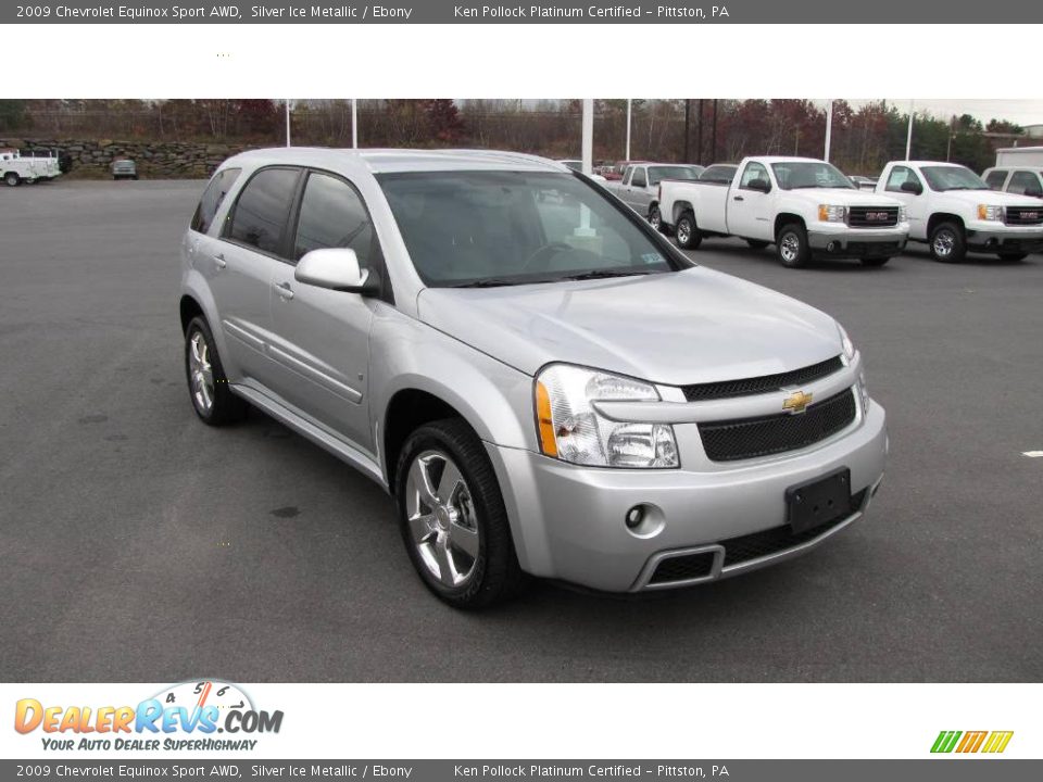 2009 Chevrolet Equinox Sport AWD Silver Ice Metallic / Ebony Photo #4