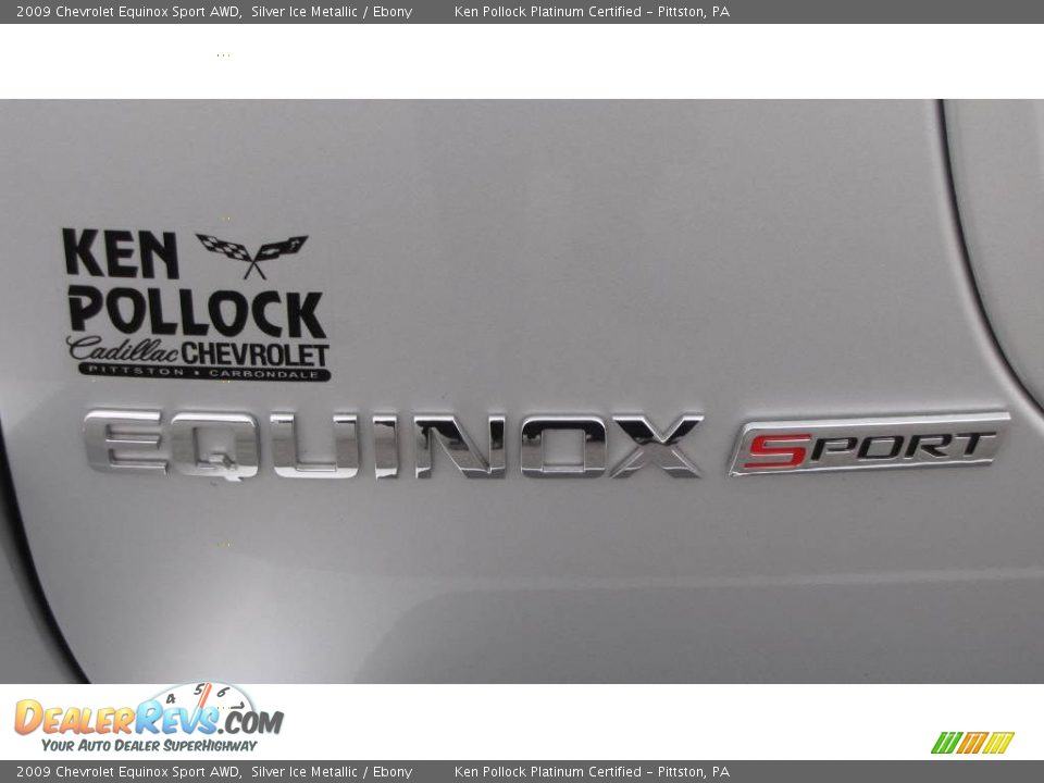 2009 Chevrolet Equinox Sport AWD Silver Ice Metallic / Ebony Photo #9