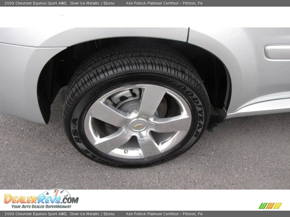 2009 Chevrolet Equinox Sport AWD Silver Ice Metallic / Ebony Photo #21