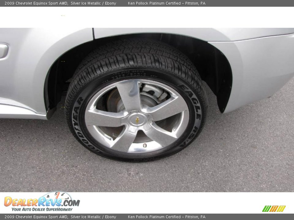 2009 Chevrolet Equinox Sport AWD Silver Ice Metallic / Ebony Photo #22