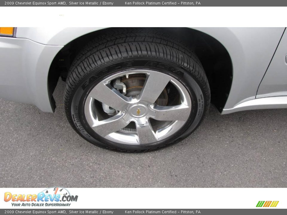 2009 Chevrolet Equinox Sport AWD Silver Ice Metallic / Ebony Photo #23