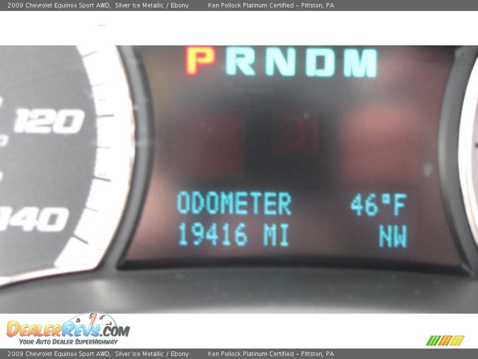 2009 Chevrolet Equinox Sport AWD Silver Ice Metallic / Ebony Photo #24