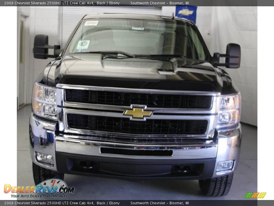 2009 Chevrolet Silverado 2500HD LTZ Crew Cab 4x4 Black / Ebony Photo #2