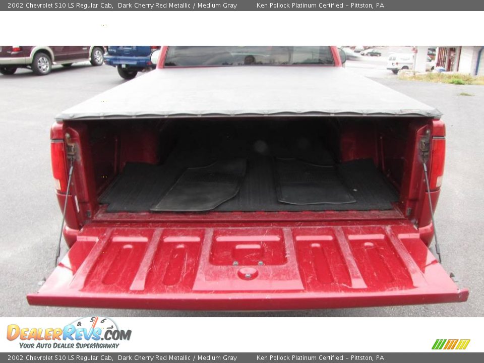 2002 Chevrolet S10 LS Regular Cab Dark Cherry Red Metallic / Medium Gray Photo #9