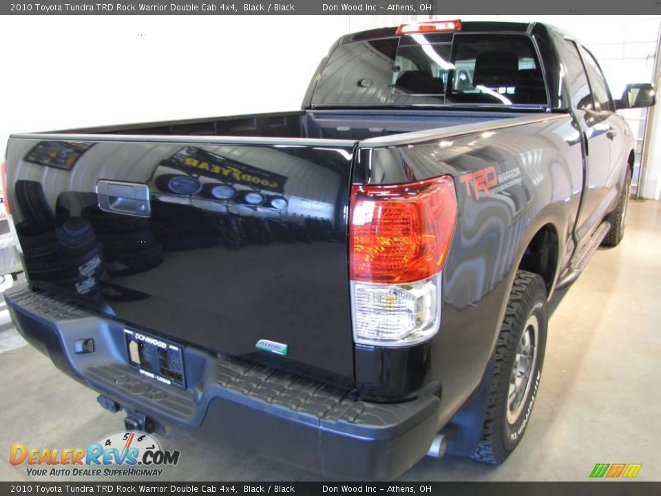 2010 Toyota Tundra TRD Rock Warrior Double Cab 4x4 Black / Black Photo #3