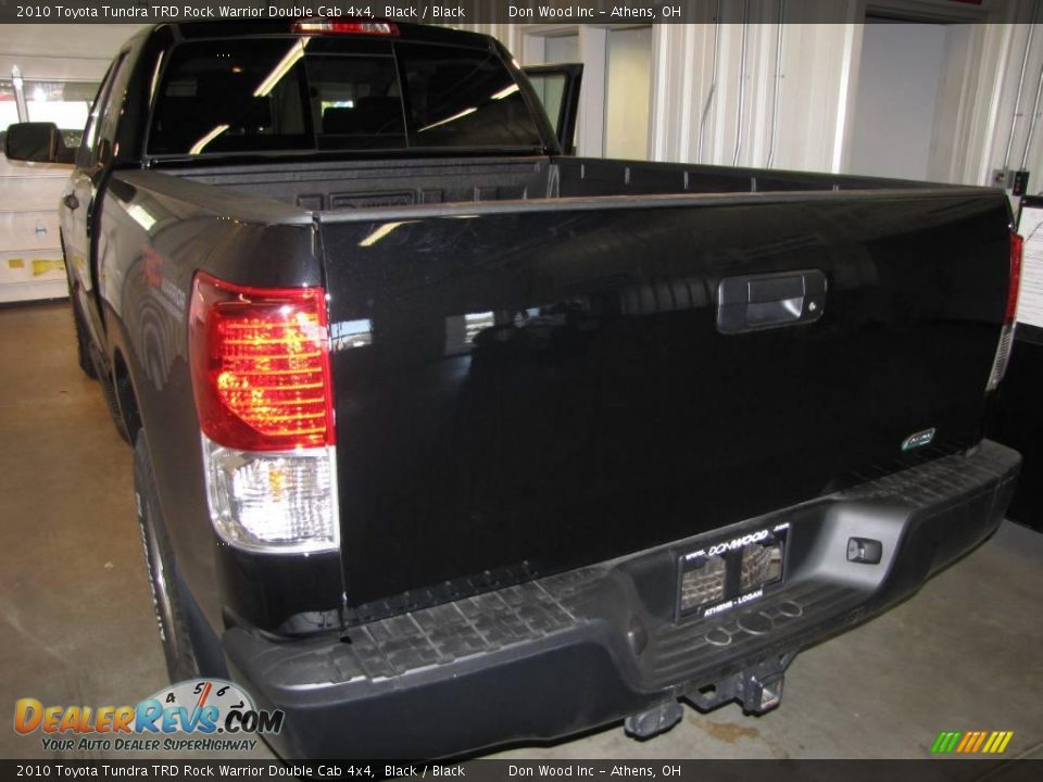 2010 Toyota Tundra TRD Rock Warrior Double Cab 4x4 Black / Black Photo #4