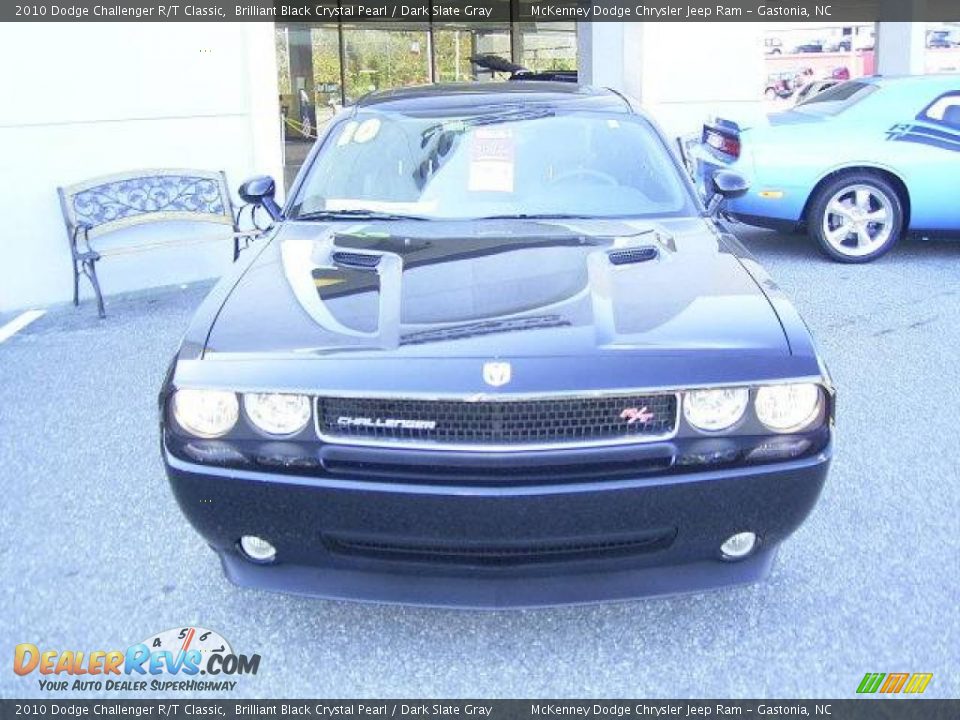 2010 Dodge Challenger R/T Classic Brilliant Black Crystal Pearl / Dark Slate Gray Photo #1