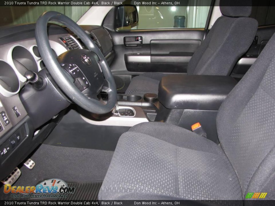 2010 Toyota Tundra TRD Rock Warrior Double Cab 4x4 Black / Black Photo #14