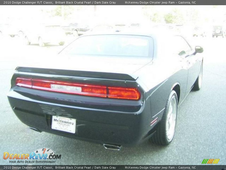 2010 Dodge Challenger R/T Classic Brilliant Black Crystal Pearl / Dark Slate Gray Photo #5