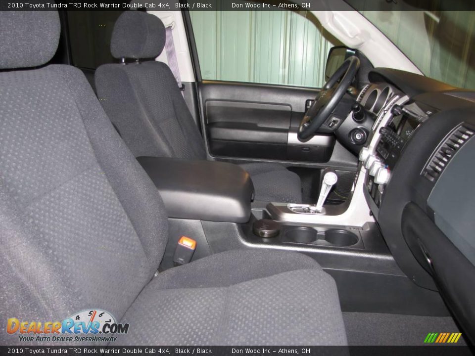 2010 Toyota Tundra TRD Rock Warrior Double Cab 4x4 Black / Black Photo #15