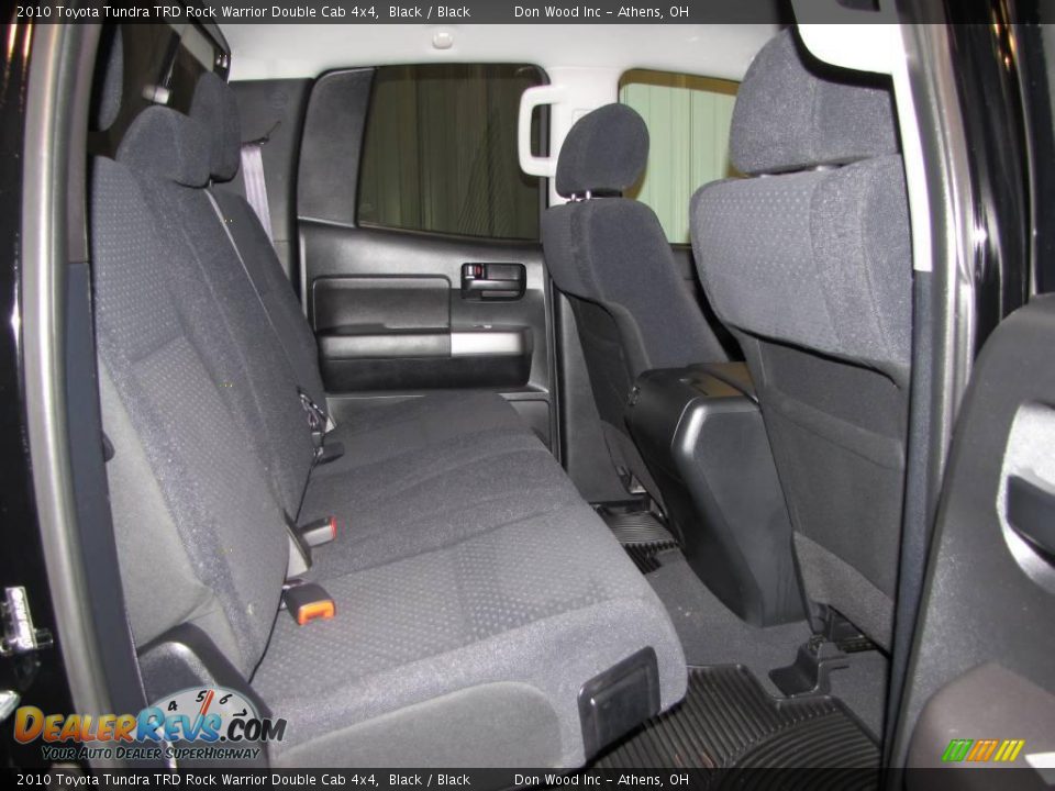 2010 Toyota Tundra TRD Rock Warrior Double Cab 4x4 Black / Black Photo #16