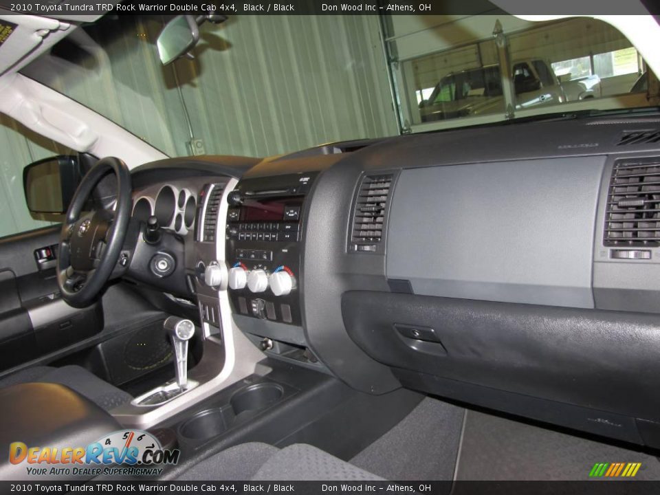 2010 Toyota Tundra TRD Rock Warrior Double Cab 4x4 Black / Black Photo #17