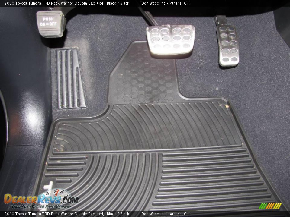 2010 Toyota Tundra TRD Rock Warrior Double Cab 4x4 Black / Black Photo #19