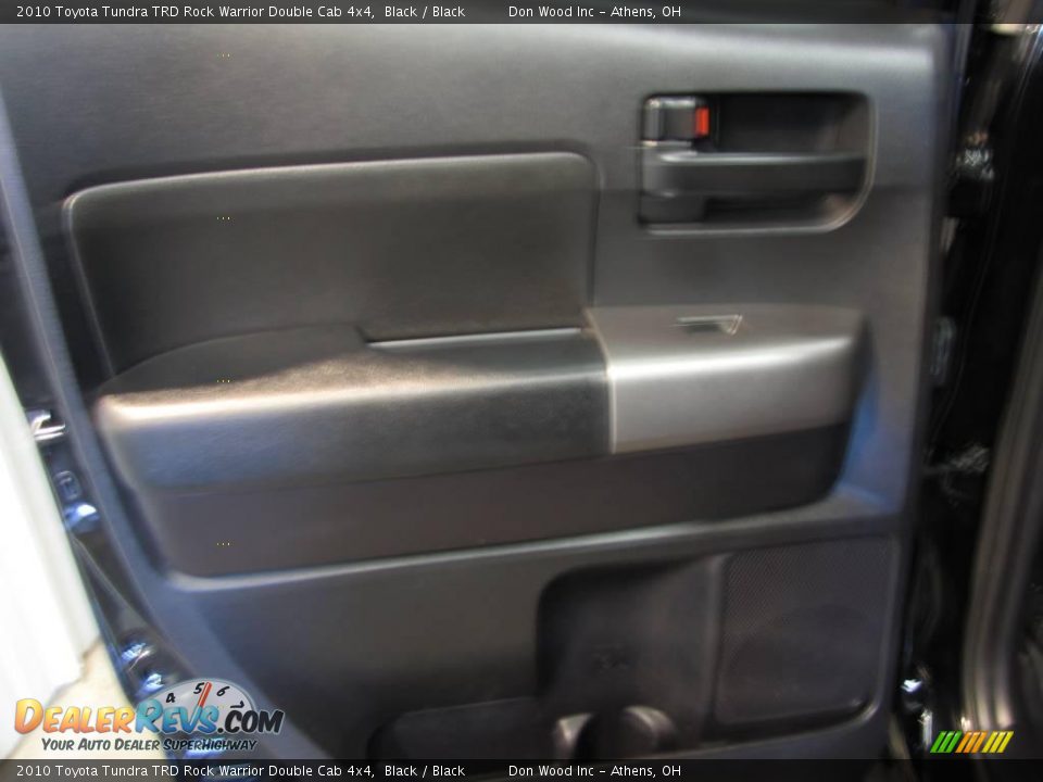 2010 Toyota Tundra TRD Rock Warrior Double Cab 4x4 Black / Black Photo #22