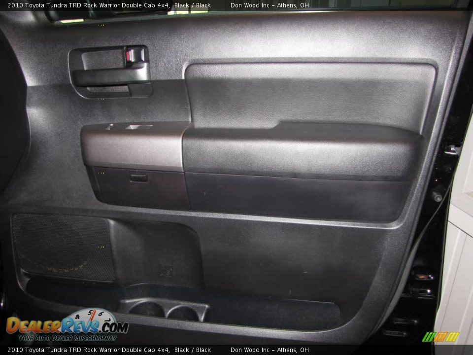 2010 Toyota Tundra TRD Rock Warrior Double Cab 4x4 Black / Black Photo #23