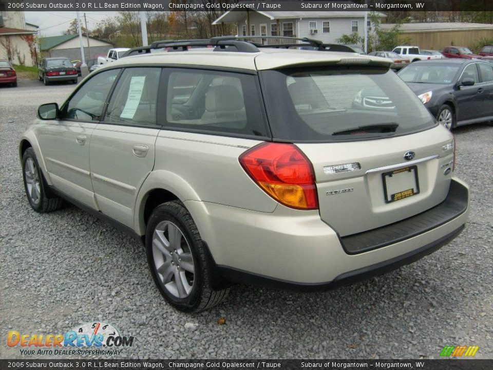 2006 Subaru Outback 3.0 R L.L.Bean Edition Wagon Champagne Gold Opalescent / Taupe Photo #5