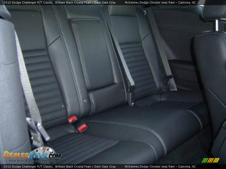 2010 Dodge Challenger R/T Classic Brilliant Black Crystal Pearl / Dark Slate Gray Photo #13