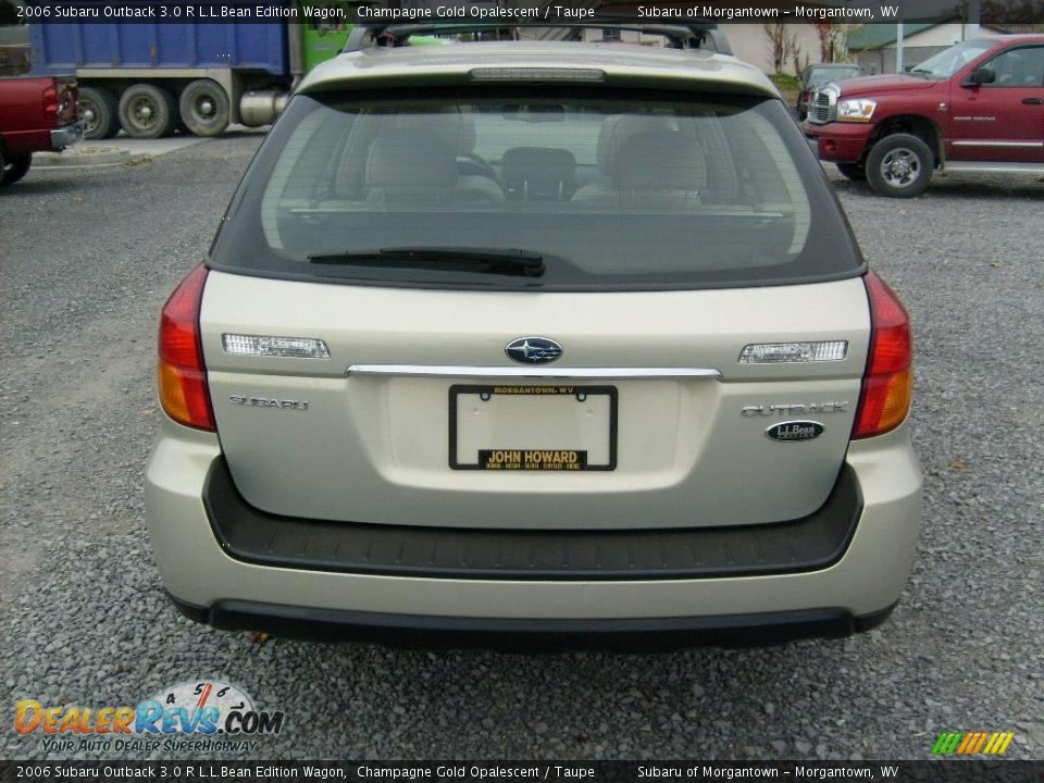 2006 Subaru Outback 3.0 R L.L.Bean Edition Wagon Champagne Gold Opalescent / Taupe Photo #6
