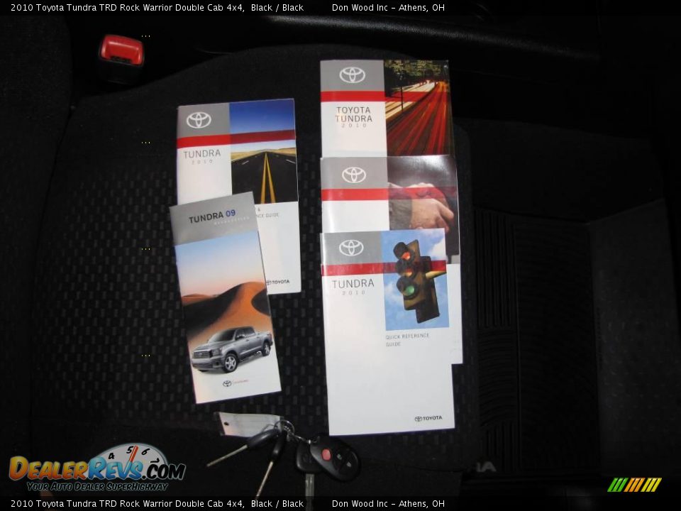 2010 Toyota Tundra TRD Rock Warrior Double Cab 4x4 Black / Black Photo #27